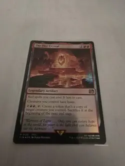 MTG Final Fantasy The Fire Crystal 135 Foil NM English - Image 1