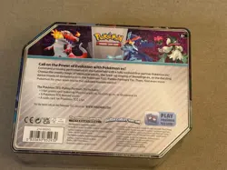 Pokemon Meowscarada ex Paldea Partners Legends authentic sealed tin 5 packs - Image 4