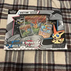 Pokemon Black Bolt and White Flare Victini Illustration Collection (NEW, SEALED) - Image 1