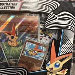 Pokemon Black Bolt and White Flare Victini Illustration Collection (NEW, SEALED) - Image 4