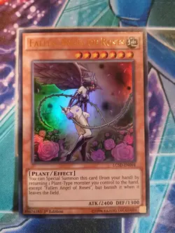 Yugioh Fallen Angel of Roses LC5D-EN094 1ST ED NM ULTRA - Image 1
