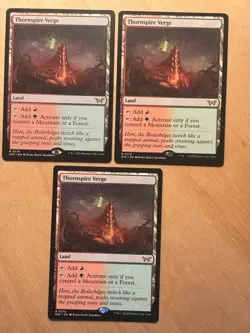 MTG Magic the Gathering 1x Thornspire Verge Duskmourn House of Horror NM - Image 1
