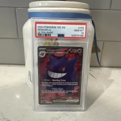 2024 Pokemon SV Temporal Forces TEF EN Gengar ex #193/162 PSA 10 - Image 1