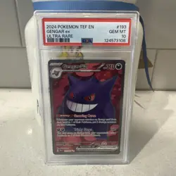 2024 Pokemon SV Temporal Forces TEF EN Gengar ex #193/162 PSA 10 - Image 2