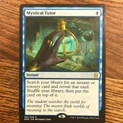 Mystical Tutor Eternal Masters 062/249 Rare Regular Instant Blue MTG English - Image 1