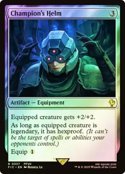 Magic The Gathering MTG CHAMPION'S HELM SURGE FOIL FINAL FANTASY NM Near Mint - Image 1