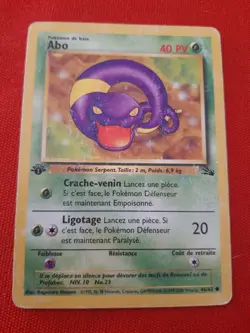 ABO 46/62 PV40 1ERE EDITION FOSSILE WIZARDS RARE CARTE POKEMON FR - Image 1