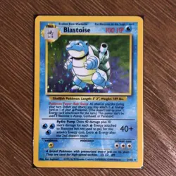 Pokemon TCG - Blastoise - 2/102 - Holo Rare - Base Set Unlimited MP Good - Image 1