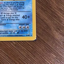 Pokemon TCG - Blastoise - 2/102 - Holo Rare - Base Set Unlimited MP Good - Image 4