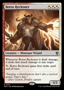 Boros Reckoner 201 Magic: The Gathering Murders at Karlov Manor Regular Rare NM - Image 1