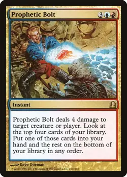 1x Prophetic Bolt NM Eng MTG - Commander 2011 - Image 1