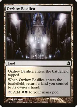 1x Orzhov Basilica NM Eng MTG - Commander 2011 - Image 1