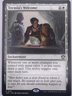 Tocasia's Welcome 181, Rare MTG Commander: Secrets of Strixhaven SOC (Regular) - Image 1