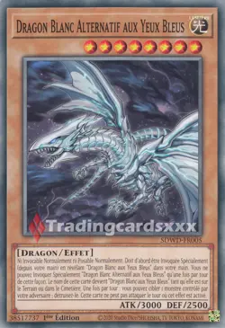 Yu-Gi-Oh! Dragon Blanc Alternatif aux Yeux Bleus : C SDWD-FR005 - Image 1