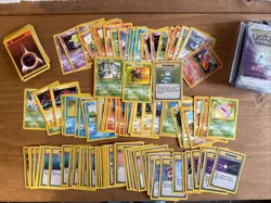 Huge Vintage Pokemon Collection Holo And Non Holo Base Set Jungle Fossil Topps - Image 2