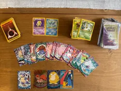 Huge Vintage Pokemon Collection Holo And Non Holo Base Set Jungle Fossil Topps - Image 3