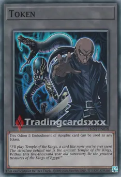 Yu-Gi-Oh! Token "Odion & Embodiment of Apophis" : SR SUDA / TKN5-EN018 - Image 1