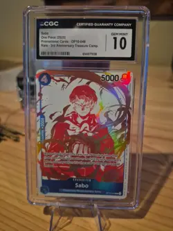 2025 ONE PIECE SABO RARE OP10-049 CGC 10 - Image 1