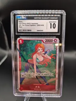 Nami - OP01-016 (Ultra Deck: The Three Captains) OP01-016 One Piece CGC 10 JP - Image 1