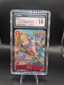 One Piece TCG English Hibari OP11-010 Alt Art SR CGC 10 GEM MINT WAIFU - Image 1