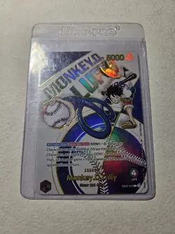 Monkey.D.Luffy LA Dodgers X One Piece EB02-010 CUSTOM FAN MADE PROXY - Image 2