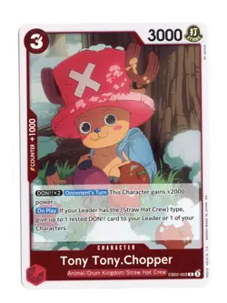 Tony Tony.Chopper EB02-003 Foil One Piece Extra Booster Anime 25th Collection NM - Image 1