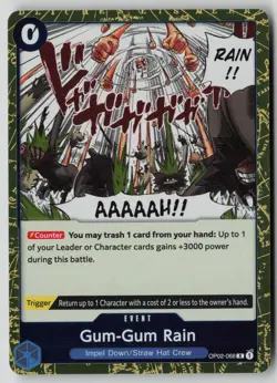 Gum-Gum Rain (Reprint) OP02-068 One Piece Premium Booster -The Best- Vol. 2 NM - Image 1