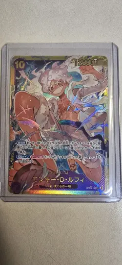 One Piece TCG Gear 5 Luffy OP05-119 SEC + Bonus Card Japanese Parallel Lot - Image 4
