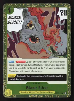 Blaze Slice R OP07-OP07-116 NM - One Piece TCG - Image 1