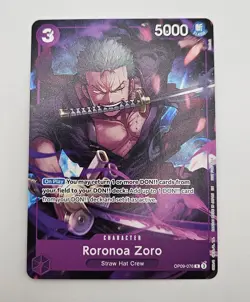 Roronoa Zoro OP09-076 Alt Art Promo (Welcome Pack Vol. 2) - One Piece TCG NM ENG - Image 1