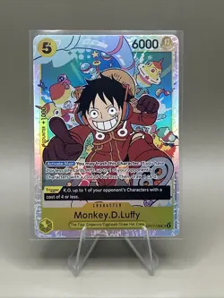Monkey.D.Luffy OP07-109 - One Piece TCG - SR Super Rare NM English Foil - Image 1