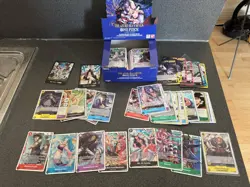 One Piece Card Game - OP14 The Azure Sea's Seven Booster Box opened (with 7 SR) - Image 1