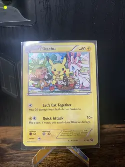 Pokemon Pikachu TCG XY95 Black Star Promo Holo Card - Image 1