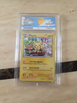 Pokemon Pikachu TCG XY95 Black Star Promo Holo Card ACE 7 - Image 1