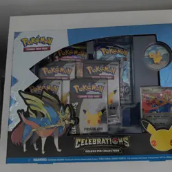 Pokemon TCG 25th Celebrations Deluxe Pin Collection (Zacian LV. X) - Brand New - Image 2