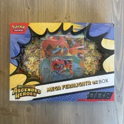 Pokemon TCG: Mega Evolution Ascended Heroes - Mega Feraligatr ex Box - Image 1
