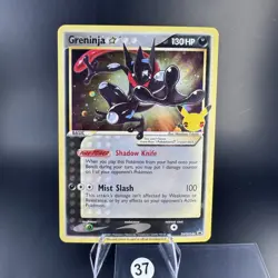 Greninja Gold Star SWSH144 Celebrations Holo Black Star Promo Pokemon TCG NM - Image 1