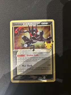 Greninja Gold Star SWSH144 Pokemon Celebrations Black Star Promo NM - Image 2