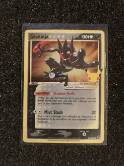 Pokemon Greninja Gold Star SWSH144 Celebrations Black Star Promo NM - Image 1