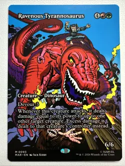 Ravenous Tyrannosaurus (Borderless) Marvel Universe Eternal-Legal Regular - Image 1