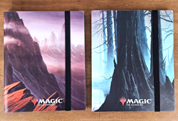 Set of 2 Magic The Gathering Ultra Pro 9-Pocket Binder: Unstable Mountain Swamp - Image 1