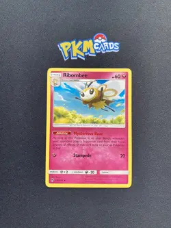 Pokemon TCG Ribombee Lost Thunder 146/214 Regular Rare LP. - Image 1