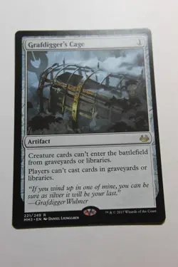 MTG Grafdigger's Cage x1- -Modern Masters 2017-Lightly Played - Image 1