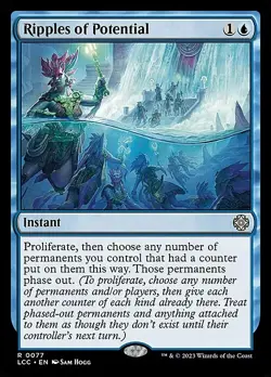 Magic The Gathering MTG RIPPLES OF POTENTIAL The Lost Caverns of Ixalan NM - Image 1