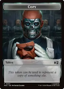 4x Copy/Ape Villain Token, MTG, Super Heroes Tokens, 4 pack, Magic - Image 2