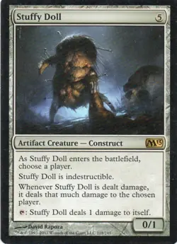 MTG: Magic 2013: Stuffy Doll: Lightly Played Condition - Image 1