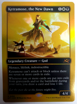 MTG: Aetherdrift - Ketramose, the New Dawn - First Place Gold FOIL - 0482 NM - Image 1