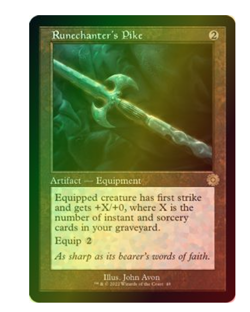 x4 Runechanter's Pike Retro Foil The Brothers' War MTG - Image 1
