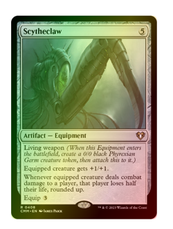 x4 Scytheclaw Foil Commander Masters MTG - Image 1