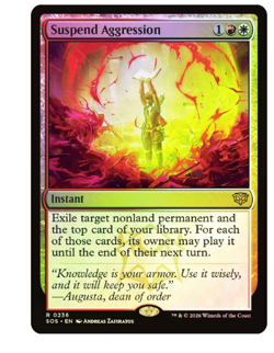 Suspend Aggression - Foil Secrets of Strixhaven MTG - Image 1
